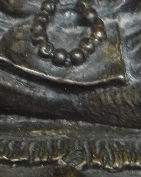 พระบูชา หลวงปู่หมุน วัดบ้านจาน รุ่นเสาร์๕บูชาครูขนาด๓นิ้วใต้ฐานอุดจีวรเกศาชานหมากผงพุทคุณเลข๘๔๓ ปี๔๓ - 4