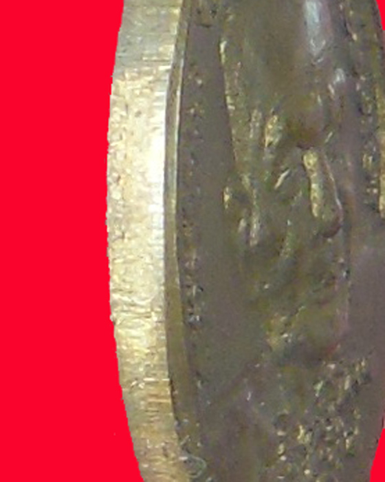 เหรียญรูปเหมือนครึ่งองค์ หลังพระมหาเจดีย์ หลวงปู่หมุน รุ่นอายุยืน เนื้อทองแดง พิมพ์เล็ก ปี ๔๖ (๘) - 4