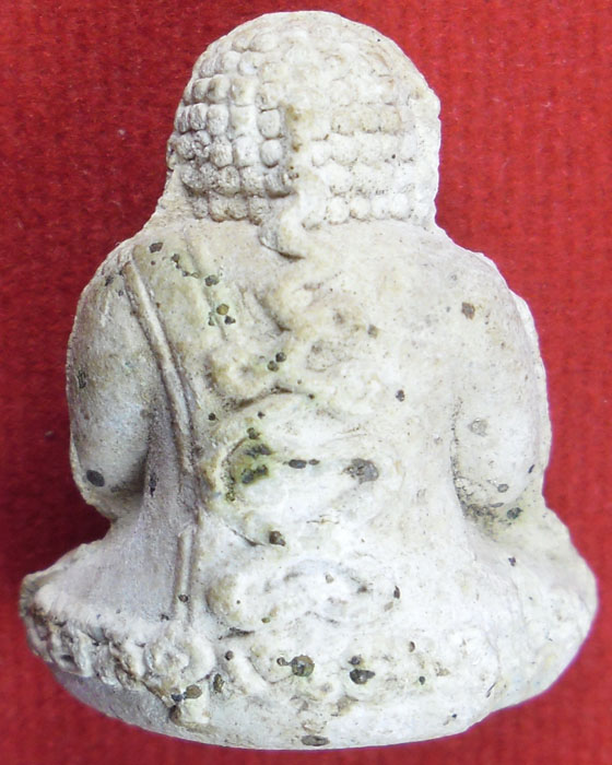 พระปิดตา หลวงปู่หมุน รุ่นรวยทันใจ  เนื้อผงงาช้างผสมผงกสินโรยฉนวนพระแก้ว ตอกสองโค๊ต มีบัตร ปี ๒๕๔๓(๘) - 2