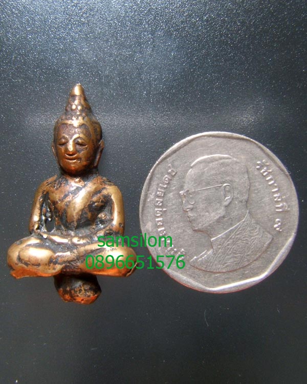 พระยอดธง เนื้อนาก อยุธยา สวย แก่ทองคำ หายากสุด - 5