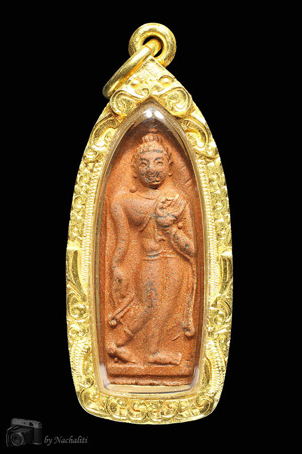 พระลีลาทุ่งเศรษฐีเล็ก เนื้อว่าน ลพ เต๋ คงทอง - 1