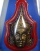 เศียรพระลักษณ์หน้าทอง เนื้อสัมฤทธิ์ขอมโบราณแก่ทองคำ รุ่นแรก หลวงปู่กาหลง เขี้ยวแก้ว วัดเขาแหลม