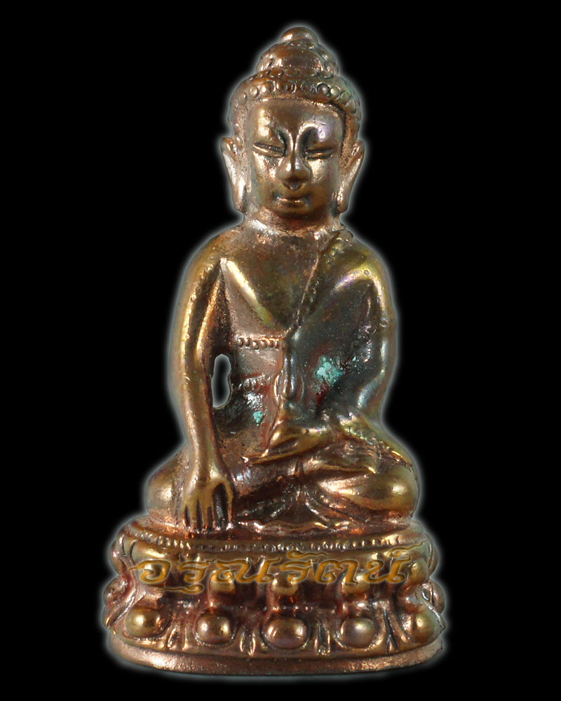 พระกริ่ง ขรัวโต มหาจักรพรรดิ์ เนื้อ นวะ อุดผง ฝังตะกรุดทองคำ 2 ดอก หมายเลข ๖๒๕ - 1