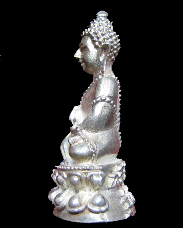 พระกริ่งทิ้งทวน ปี 2536 เนื้อเงิน สวย แชมป์ที่ 1 งานใหญ่ - 5