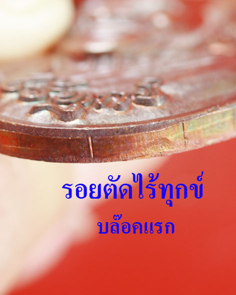 หลวงปู่ประไพ อคฺคธมฺโม รุ่น ไร้ทุกข์ เนื้อทองแดง - 3