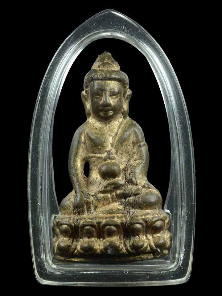 พระกริ่งยอดเกศ ก้นอุดผง หลวงปู่ญาท่านสวน วัดนาอุดม - 1