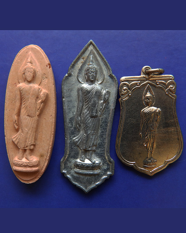 2.กล่องชุดพระ 25 พุทธศตวรรษ 3 องค์ ดิน-ชิน-เหรียญ พ.ศ. 2500 - 1