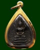 พระนาคปรกใบโพธิ์พิมพ์ใหญ่ เนื้อนวะ เจ้าคุณนรฯ พ.ศ. 2513 เลี่ยมทองหนา