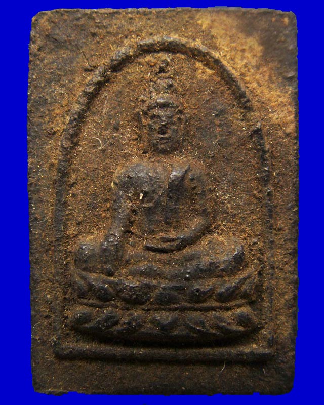 หลวงปู่เฮี้ยง วัดป่า จ.ชลบุรี พระสมเด็จสุคโต เนื้อผงคลุกรัก พ.ศ. 2498 ผสมผงหลวงพ่อแก้ว หน้าตาสวยชัด - 1