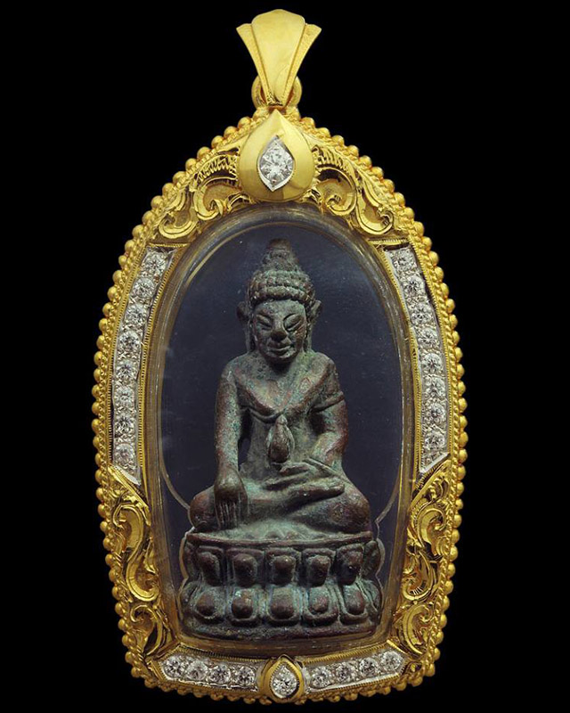 พระกริ่งอุดปรอทแช่น้ำมนต์ # 3 หลวงปู่หมุน วัดบ้านจาน ศรีสะเกษ - 1