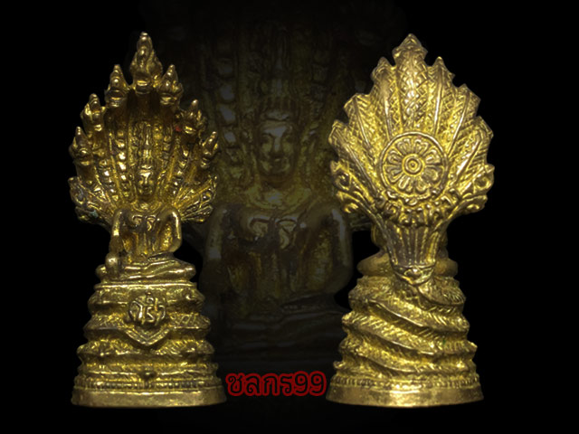 นาคปรก หลวงปู่คร่ำ วัดวังหว้า รุ่นทรัพย์แสนล้าน ปี37 - 1