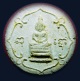 (8) พระจันลอย รุ่นแรก ปี 2507 หลังยันต์เฑาะว์ เนื้อผงพุทธคุณ