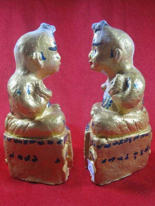 ลป.แย้ม วัดสามง่าม กุมารทอง รุ่นจุกหน้า ปี 51 - 4