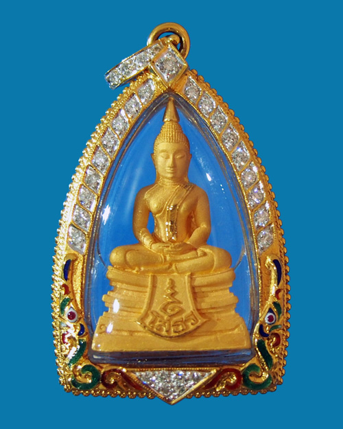 พระพุทธโสธร รุ่นประวัติศาสตร์ ๘๐ ปี เนื้อทองคำ พิมพ์ใหญ่ - 1