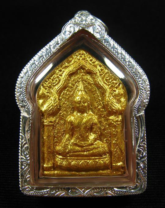 พระขุนแผนทรงพลใหญ่ หลังกุมารทองประสพโชค ทาทอง เนื้อผง หลวงปู่หมุน ออกวัดซับลำใย ปี 2543 (12) - 1