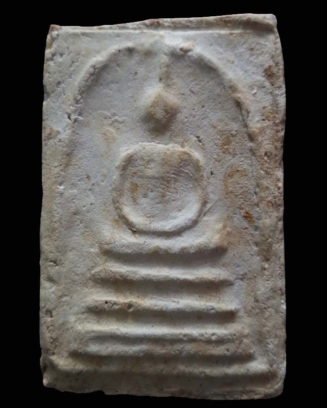 หลวงปู่ลำภู พิมพ์เส้นด้าย(ยุคต้น) วัดใหม่อมตรส(มีบัตรรับรอง) - 1