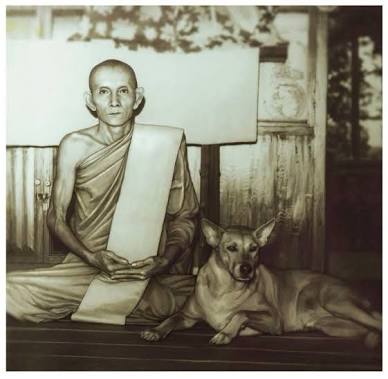 พระสิวลีเนื้อผงน้ำมัน หลวงพ่อกวย (เขี้ยวงู) - 3