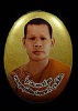 ล็อกเก็ต ฉากทอง พระอาจารย์ตี๋เล็ก รุ่นเงิน ทอง ทวี คูณ 2558 หมายเลข 9 พร้อมจาร