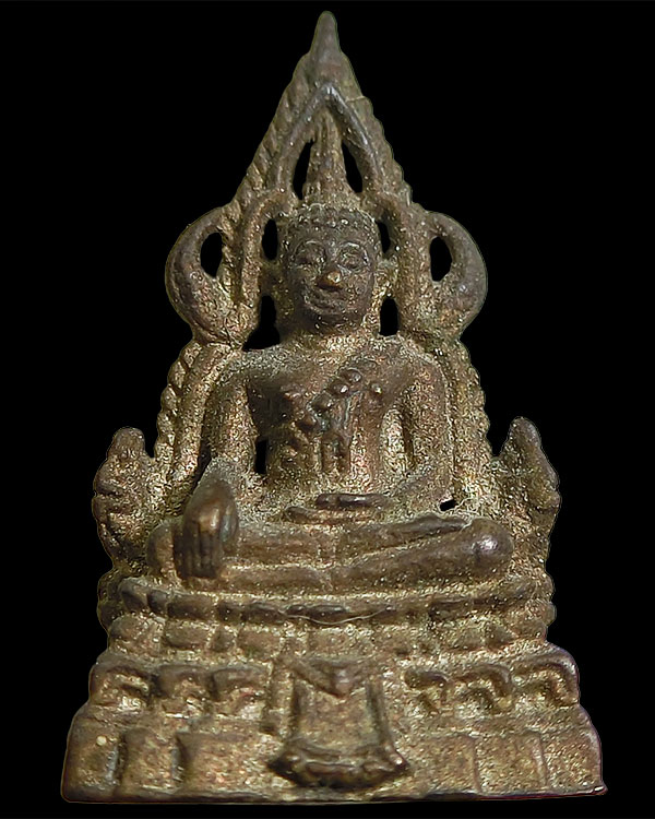 พระพุทธชินราช องค์เล็ก หน้าตัก 0.8 ซม สูง 1.9 ซม - 1