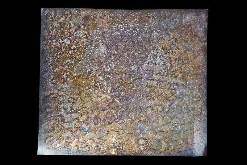 แผ่นจารหลวงตาบุญหนา ธมมทินโน ขนาด 6×7 CM - 1