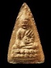 พระพุทโธน้อย แม่ชีบุญเรือน หลังยันต์เฑาะว์ พิมพ์ใหญ่ เนื้อดิน ปี2494