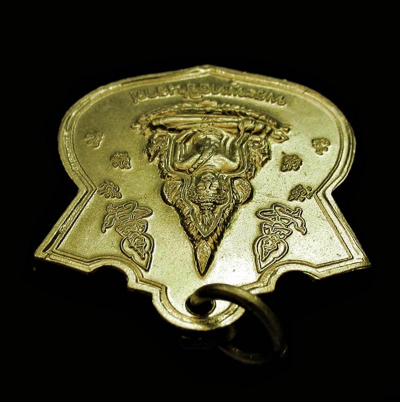 ชมค่ะ...เหรียญพระพุทธชินราช วัดใหญ่ จ.พิษณุโลก เสาร์ห้า ปี 43 กะไหล่ทอง สวยกริบ GP058 - 4