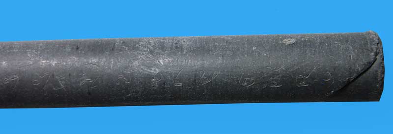 ตะกรุดจารมือยุคแรกๆ ปี 2541 เนื้อตะกั่วม้วนหลายรอบ ยันต์ตรีนิสิงเห หลวงพ่อตัด วัดชายนา - 4