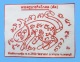 ผ้ายันต์เพชรพญาธร ที่ระลึกงานทอดกฐินปี 2550 หลวงพ่อตัด วัดชายนา หายาก ขนาดพกพาน่าบูชาครับ