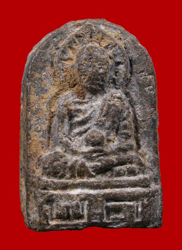 หลวงปู่ทวด เนื้อว่าน ปี2506 วัดพะโคะ สวยเดิม มีรอยขี้ดินของปลวกจากการเก็บ ดูง่ายสุด - 1