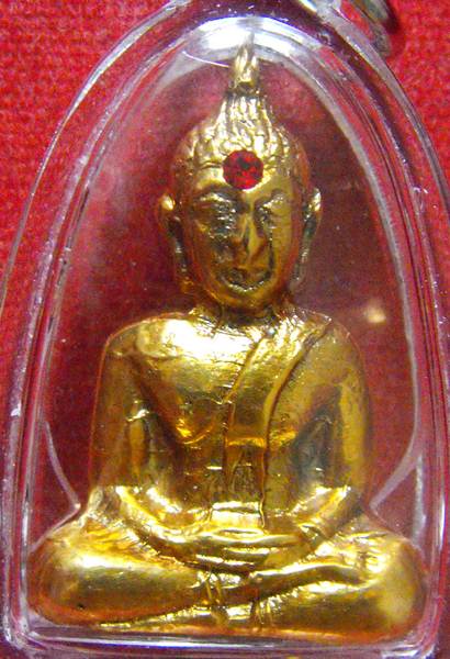 หลวงพ่อพระใส รุ่นแรก ปี2505 พิมพ์ขัดสมาธิ #93 - 1