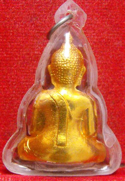 หลวงพ่อพระใส รุ่นแรก ปี2505 พิมพ์ขัดสมาธิ #98 - 2