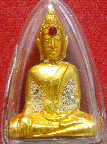 หลวงพ่อพระใส รุ่นแรก ปี2505 พิมพ์บล็อกแตก #123 - 1
