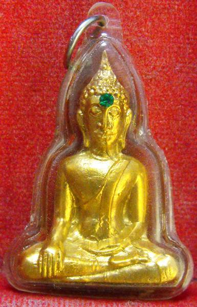 หลวงพ่อพระใส รุ่นแรก ปี2505 พิมพ์บล็อกแตก #124 - 1