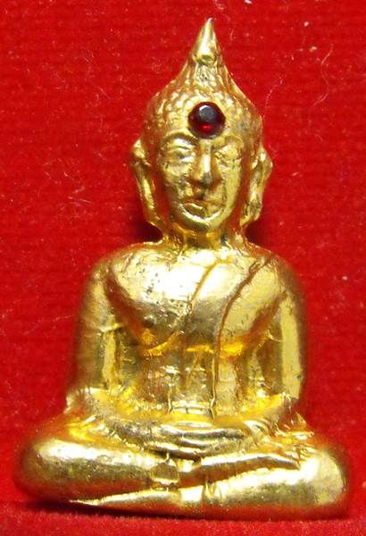หลวงพ่อพระใส รุ่นแรก ปี2505 พิมพ์ขัดสมาธิ #105 - 1