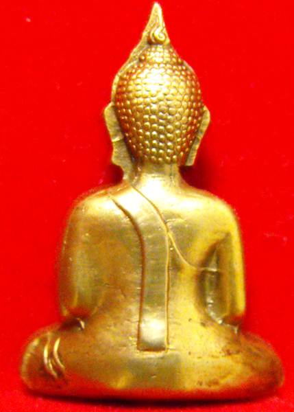 หลวงพ่อพระใส รุ่นแรก ปี2505 พิมพ์ขัดสมาธิ #107 - 2