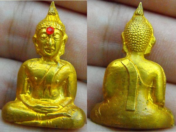 หลวงพ่อพระใส รุ่นแรก ปี2505 พิมพ์ขัดสมาธิ #53 - 3