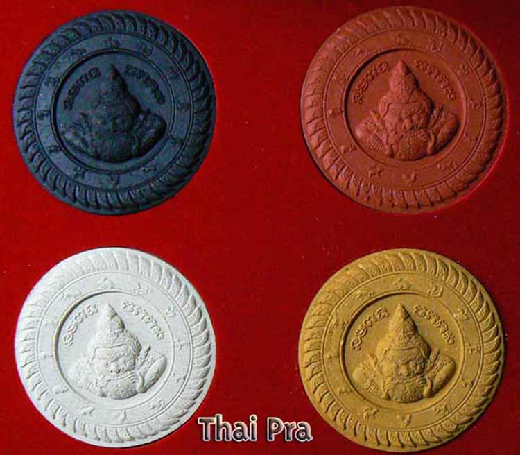 องค์พ่อจตุคามรามเทพ รุ่นสิริสมบัติ 50 ชุดว่านปัดทอง 4 องค์ - 2