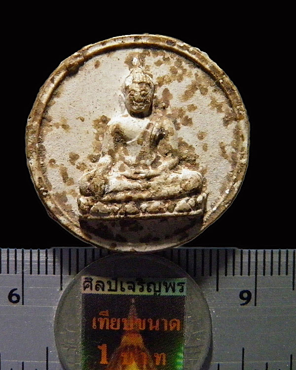 พระผงจัทร์ลอยสิบทิศ พิมพ์ใหญ่ วัดนางชี สุดยอดมวลสาร และพิธีพุทธาภิเศก หลวงปู่โต๊ะ วัดประดู่ฯ - 3