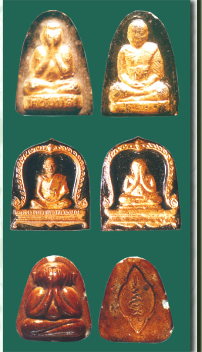 พระปิดตาหลังรูปเหมือน ลงรักปิดทอง หลวงพ่อสำลี วัดห้วยยาง ชลบุรี ปี 2508 เลี่ยมพร้อมใช้สภาพสวย - 5
