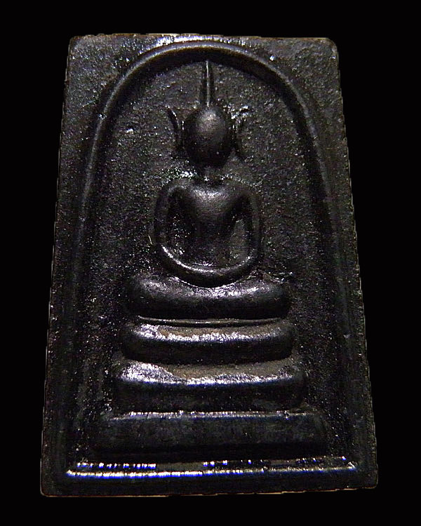 สมเด็จ ๕ แผ่นดิน เนื้อผสมเหล็กน้ำพี้ หลวงปู่ทองดำ (พระนิมานโกวิท) ฐิตวณฺโณ วัดท่าทอง จ.อุตรดิตถ์ - 1