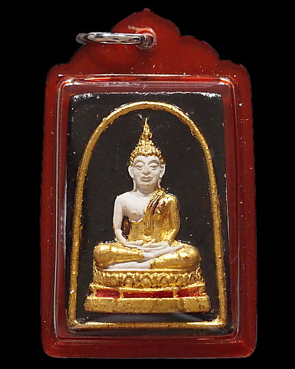 สมเด็จหลวงพ่อขาว ลงรักปิดทอง พิมพ์กรรมการ รุ่น ๑ วัดพระยาออก จ.ลพบุรี พ.ศ. ๒๕๑๔ หายากมาก - 1