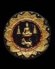พระผงจันทร์ลอยวัดสรรเพชร ปี ๒๕๑๒ พิมพ์ใหญ่ ลงรักปิดทองกรรมการ  เจ้าคุณนรฯ หลวงปู่สุข วัดโพธิ์ทรายทอง