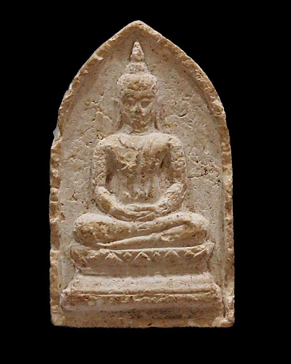 พระผงของขวัญ วัดจันทรังษี ต.หัวใผ่ อ.เมือง จ.อ่างทอง ปี 2514 สร้างเนื้อเดียวกันพร้อม รุ่น 4 พระผงข - 1