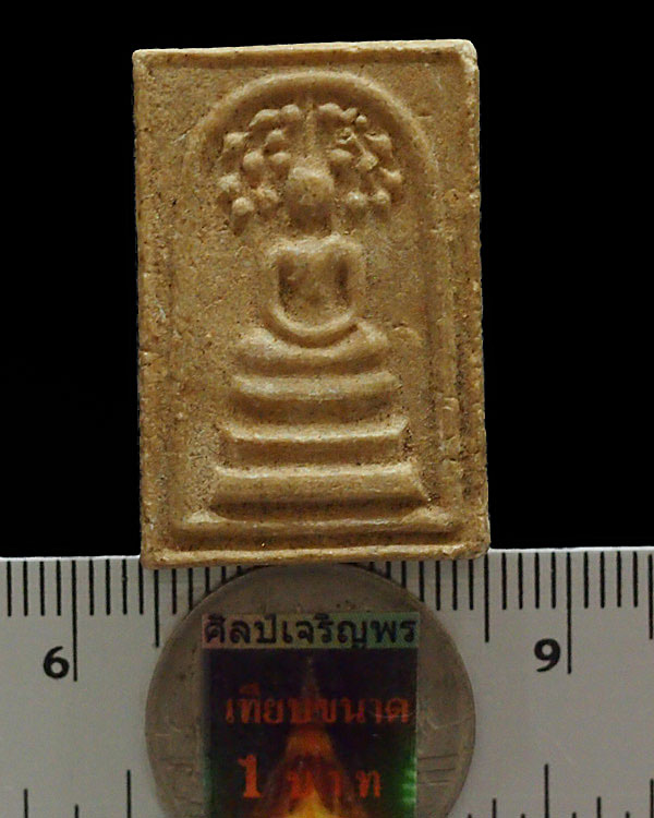 สมเด็จปรกโพธิ์ เนื้อแก่นจันทร์ พิมพ์เล็ก(หายาก) วัดพระปฐมเจดีย์ จ.นครปฐม ปี ๒๕๑๓ พิธีใหญ่ เกจิร่วมป - 3