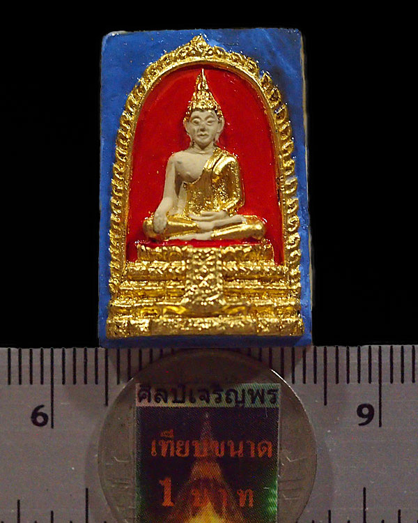 พระพุทธโคดมสมเด็จพระวันรัตฯ (ทรัพย์) วัดสังเวชวิศยาราม กรุงเทพฯ เนื้อผงลงรักปิดทองกรรมการ พ.ศ.251 - 3