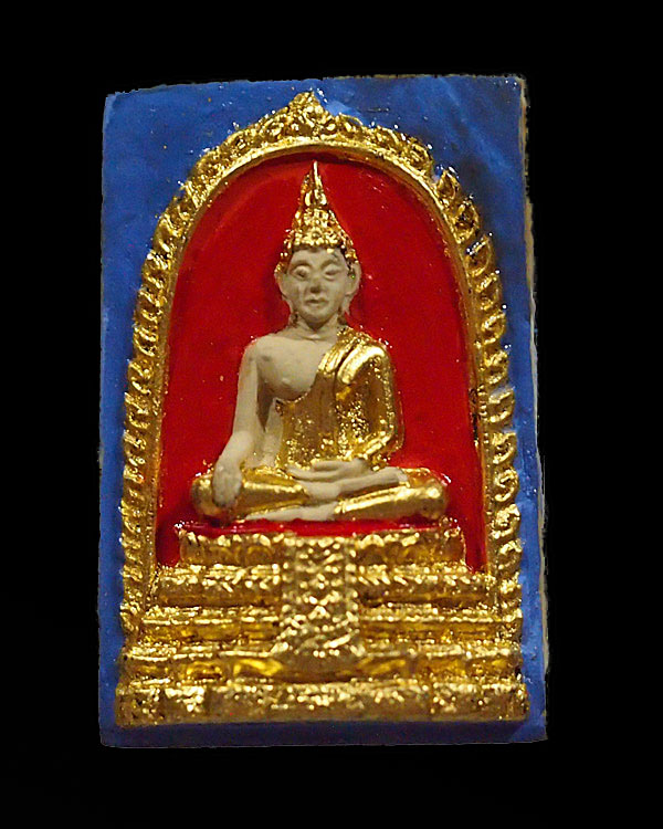 พระพุทธโคดมสมเด็จพระวันรัตฯ (ทรัพย์) วัดสังเวชวิศยาราม กรุงเทพฯ เนื้อผงลงรักปิดทองกรรมการ พ.ศ.251 - 4