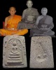 พระสมเด็จเจ้าคุณเที่ยง วัดระฆังฯ กรุงเทพฯ สร้างจากเนื้อดินหุ่นหรือดินไทย ที่เหลือจากพิธีการสร้างหล่อ