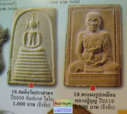 พระผงรูปเหมือนหลวงพ่อบุญ วัดน้ำใส จ. อุตรดิตถ์ ปี ๒๕๑๙ จาร ๒ จุดที่มุมบน สภาพสวยหายาก   - 4