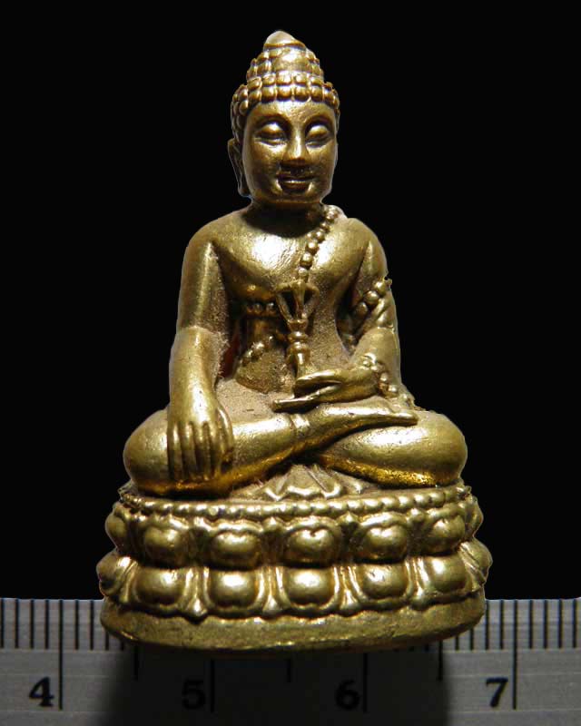 พระกริ่งวัดพระธรรมจักร สมเด็จพระเทพ เสด็จเททอง ปี 2545 มวลสารชนวน พิธีสร้างดี สภาพสวย - 4