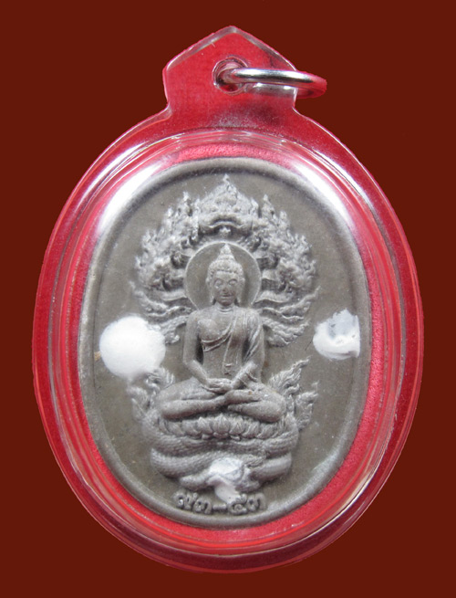 พระนาคปรก หลังเสือ - มังกร ลองพิมพ์ วัดหนามแดง - 1